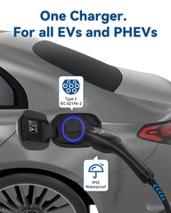 RamTouch®️ EV Charger - 3.7kW 6.5M Type 2 to Schuko